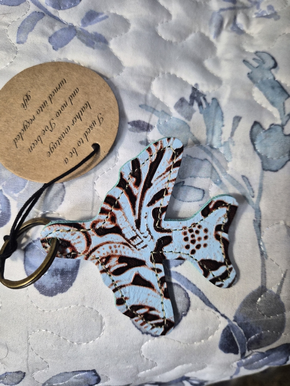 MYRA Keychain NWT Airplane Design Collectibles Brand New Never Used Blue